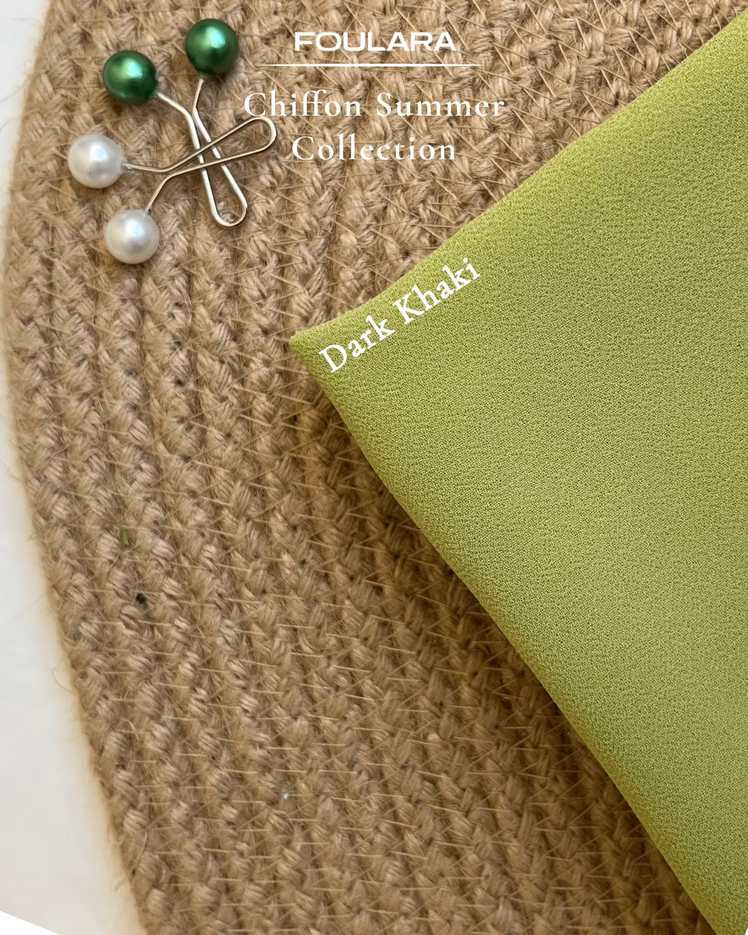 Chiffon Dark Khaki