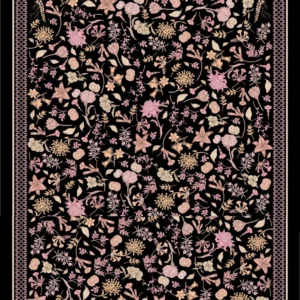 Foulara Winter Flowers (Black)