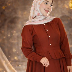 Al Amirat Dress - Rouge Brick