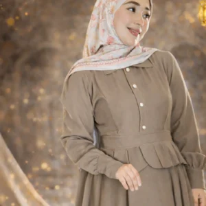 Al Amirat Dress - Greige