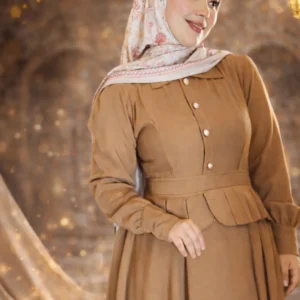Al Amirat Dress -  Caramel