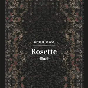 Foulara Rosette - Black