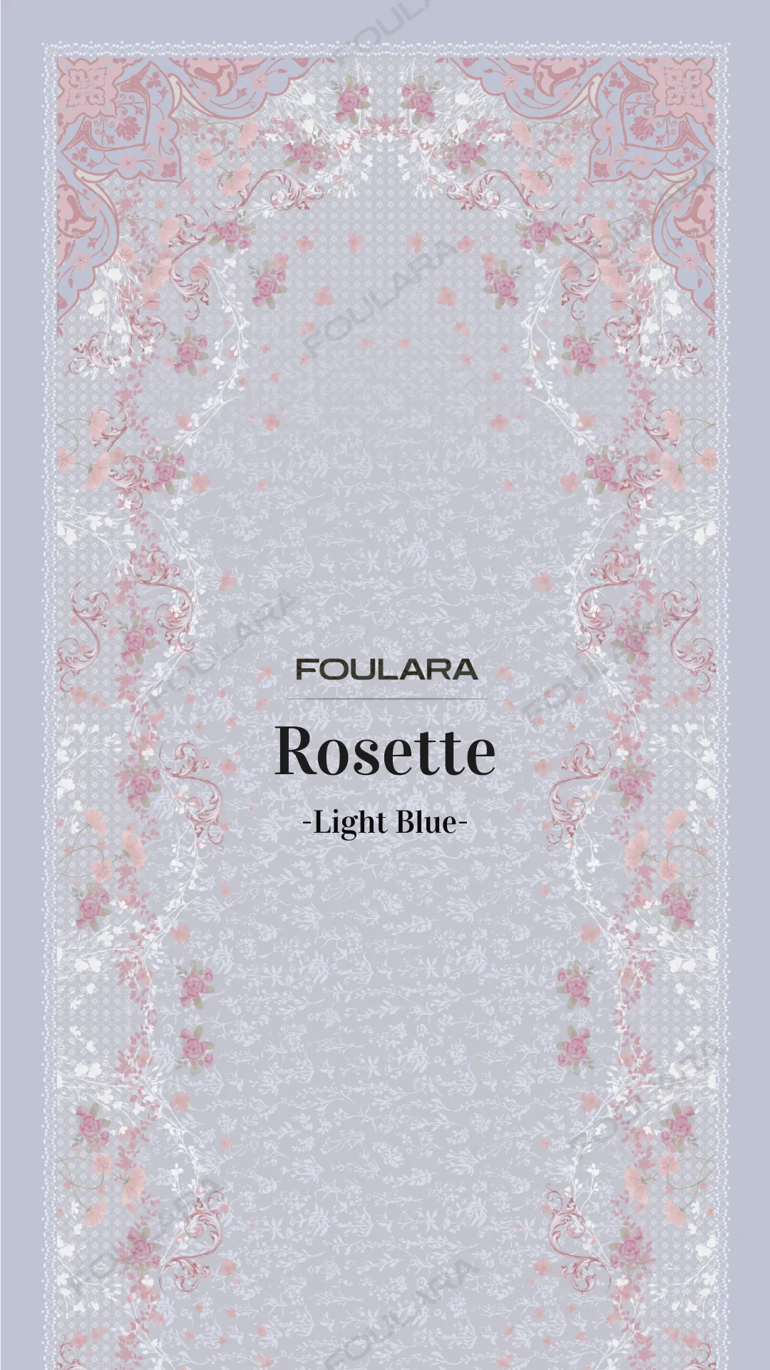 Foulara Rosette - Blue