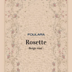 Foulara Rosette - Beige Rosé