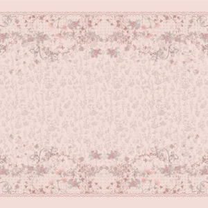 Foulara Rosette - Light Pink