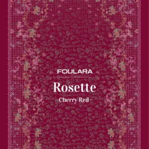 Foulara Rosette - Cherry Red