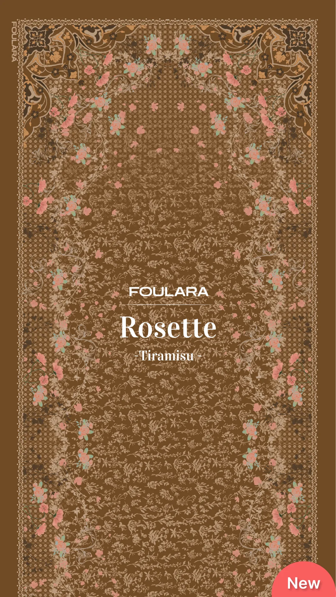 Foulara Rosette - Tiramisu