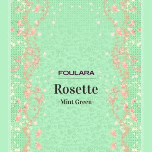 Foulara Rosette - Mint Green