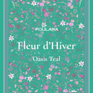 Foulara Winter Flowers - Oasis Teal